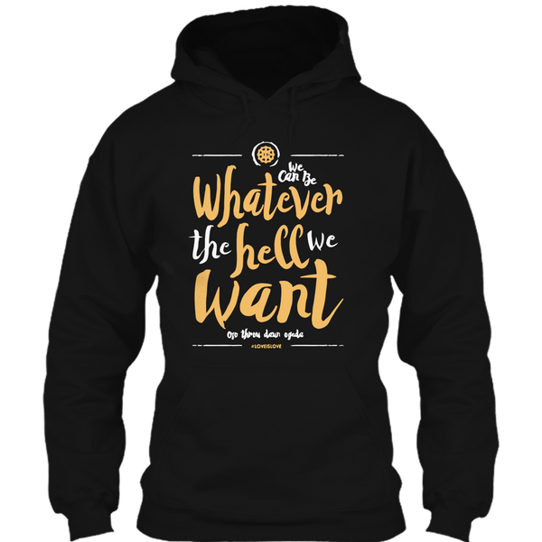 A black t-shirt with the shopify logo