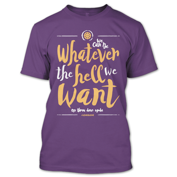 A black t-shirt with the shopify logo