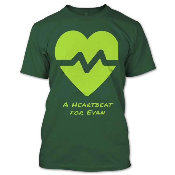 A black t-shirt with the shopify logo