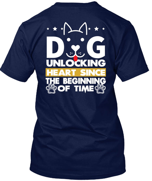 Dog Unlocking Heart T Shirt, My Favorite T Shirt