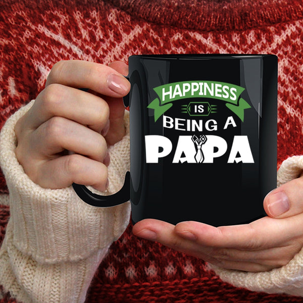 Happiness Is Being A Papa Coffee Mug, Being A Papa Coffee Cup