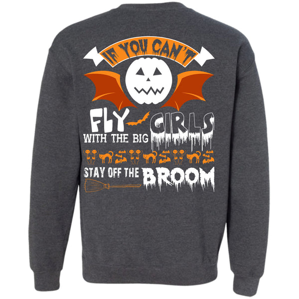 Stay Off The Broom T Shirt, Wait For Halloween Sweatshirt