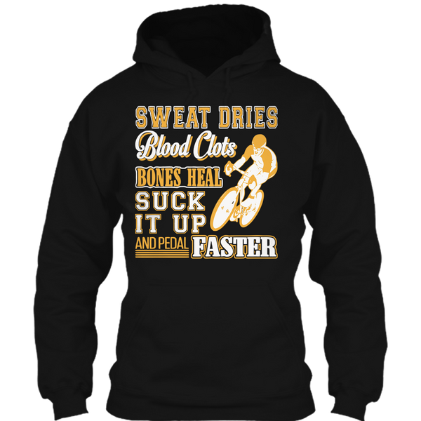 A black t-shirt with the shopify logo