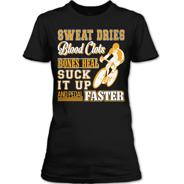 A black t-shirt with the shopify logo