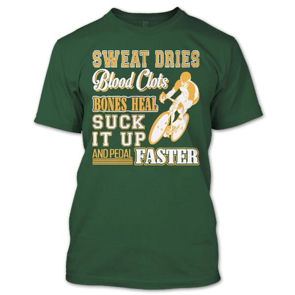 A black t-shirt with the shopify logo