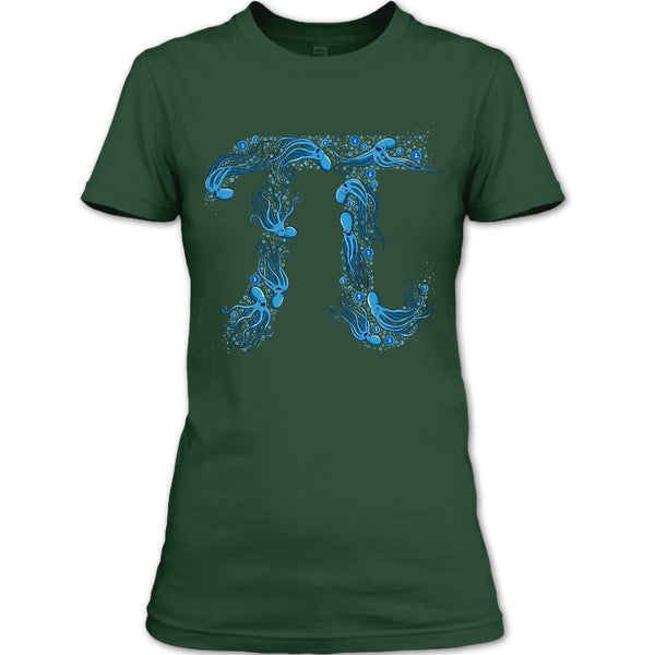 A black t-shirt with the shopify logo