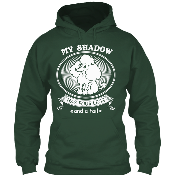 A black t-shirt with the shopify logo