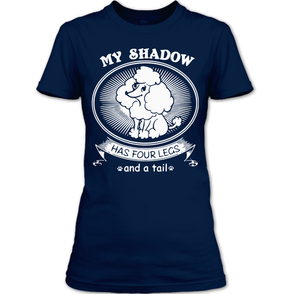 A black t-shirt with the shopify logo