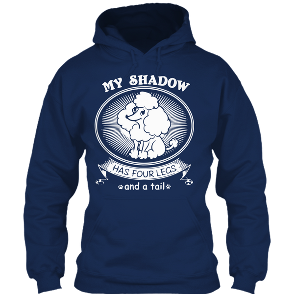 A black t-shirt with the shopify logo