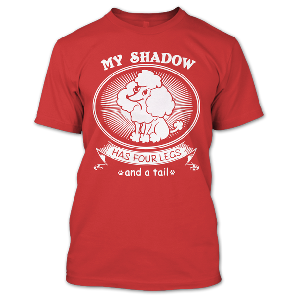 A black t-shirt with the shopify logo