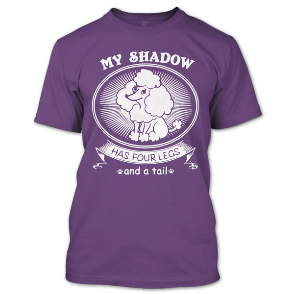 A black t-shirt with the shopify logo