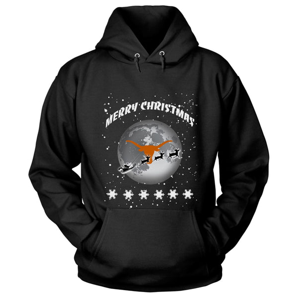 A black t-shirt with the shopify logo