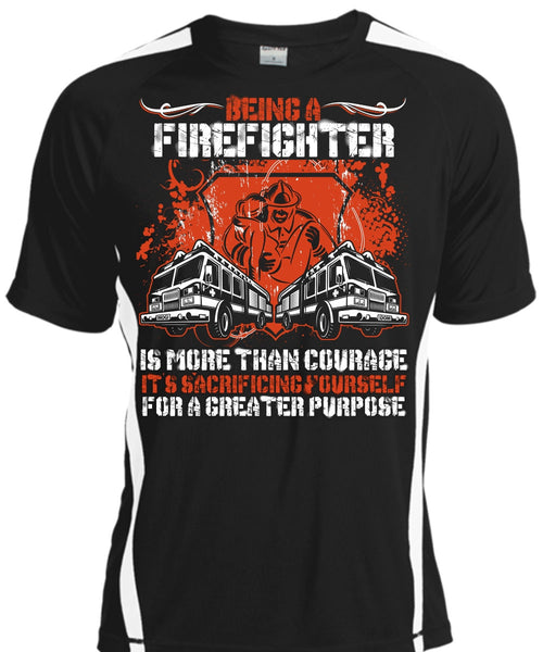 A black t-shirt with the shopify logo