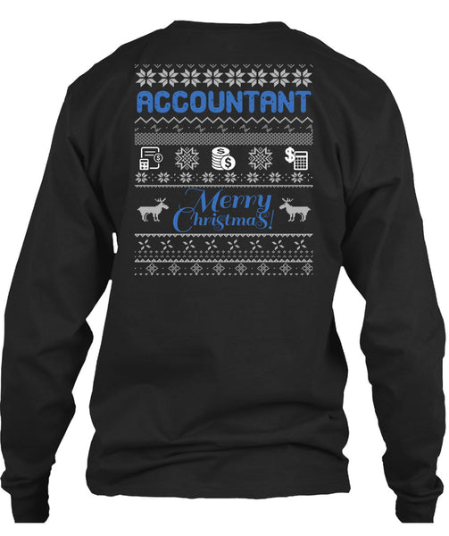 Accountant Merry Christmas T Shirt, Being An Accountant T Shirt