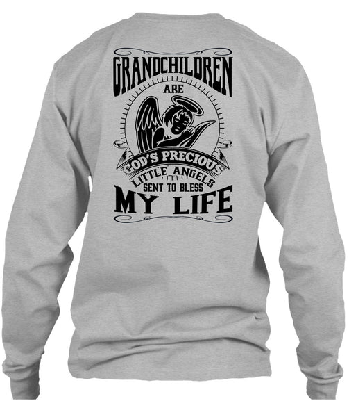 Grandchildren Are God's Precious Little Angels T Shirt, I Love Grandkid T Shirt