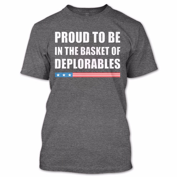 A black t-shirt with the shopify logo