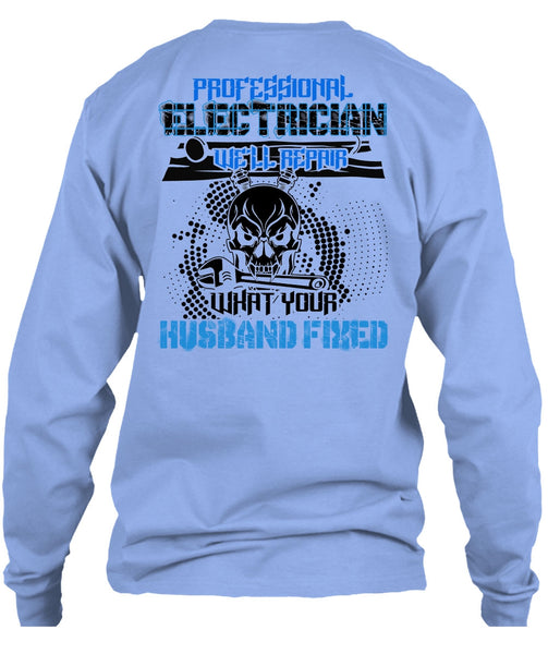 Professional Electrician T Shirt, I Love Electrician T Shirt