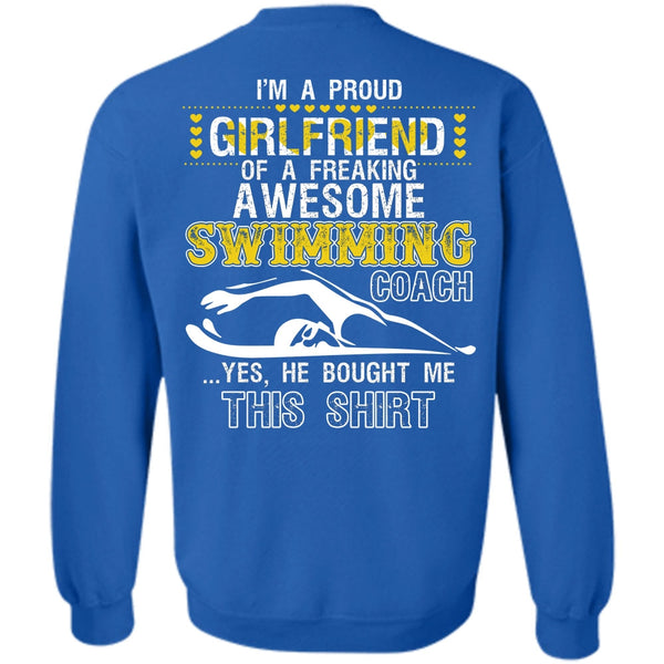 Awesome Swimming Coach T Shirt, I Love Swimming Sweatshirt