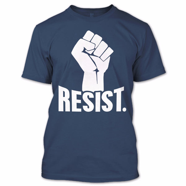 A black t-shirt with the shopify logo