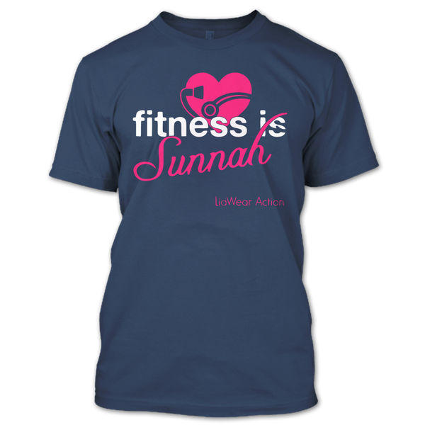 A black t-shirt with the shopify logo