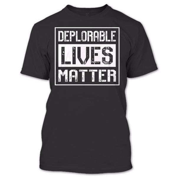 A black t-shirt with the shopify logo