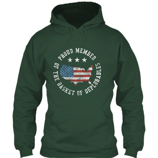 A black t-shirt with the shopify logo