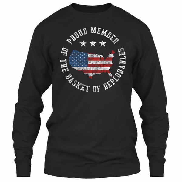 A black t-shirt with the shopify logo