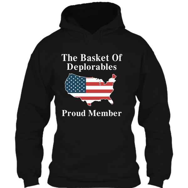 A black t-shirt with the shopify logo