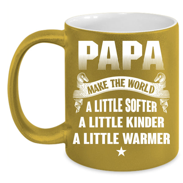 Papa Make The World Cup, Cool Papa Mug, Father's Day Mug