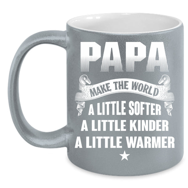 Papa Make The World Cup, Cool Papa Mug, Father's Day Mug