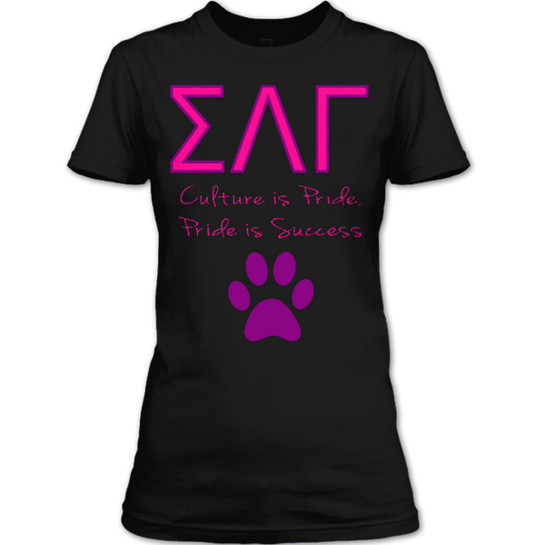 A black t-shirt with the shopify logo