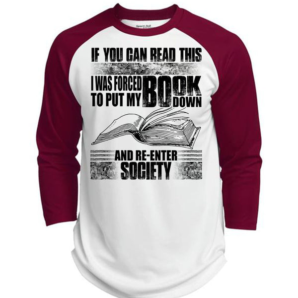 Yo Can Read This T Shirt, Put My Book Down T Shirt, Awesome T-Shirts  (Polyester Game Baseball Jersey)