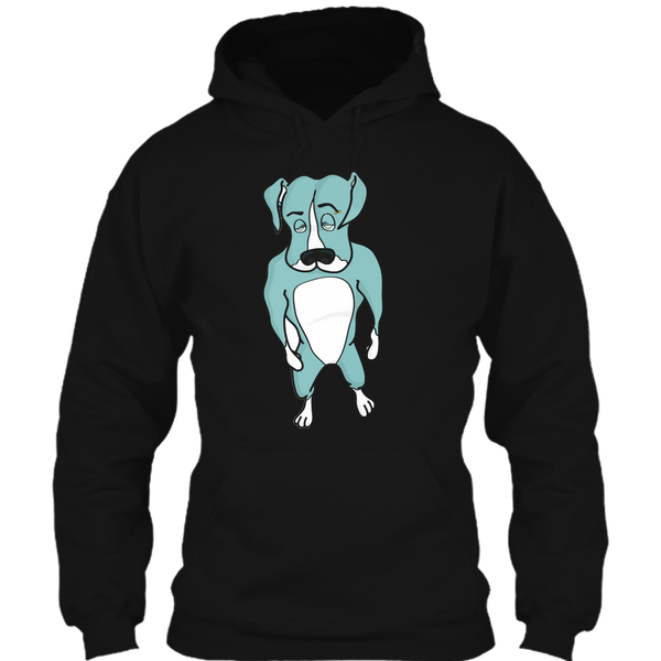 A black t-shirt with the shopify logo