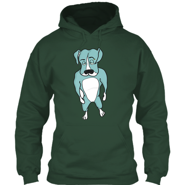 A black t-shirt with the shopify logo