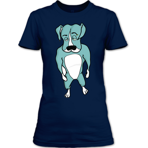 A black t-shirt with the shopify logo