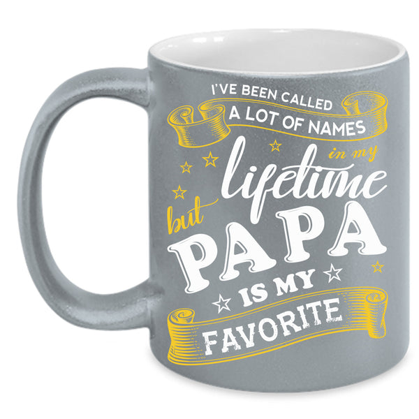 Lifetime Papa Is My Favorite Cup, Cool Papa Mug, Father's Day Cup