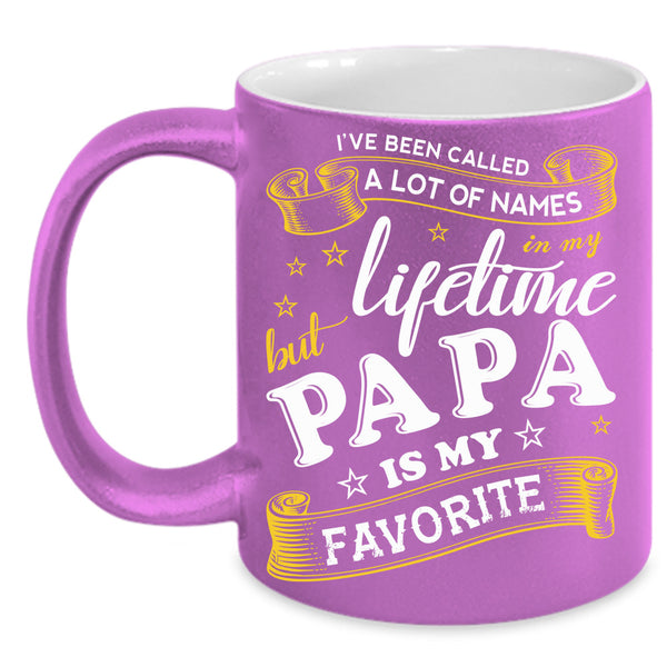 Lifetime Papa Is My Favorite Cup, Cool Papa Mug, Father's Day Cup