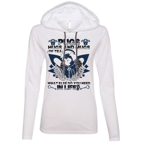 A black t-shirt with the shopify logo