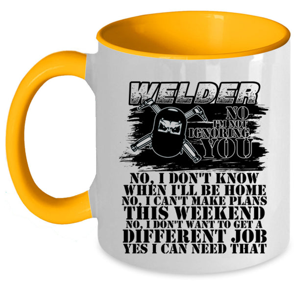 Awesome Gift For Welders Coffee Mug, Welder Accent Mug