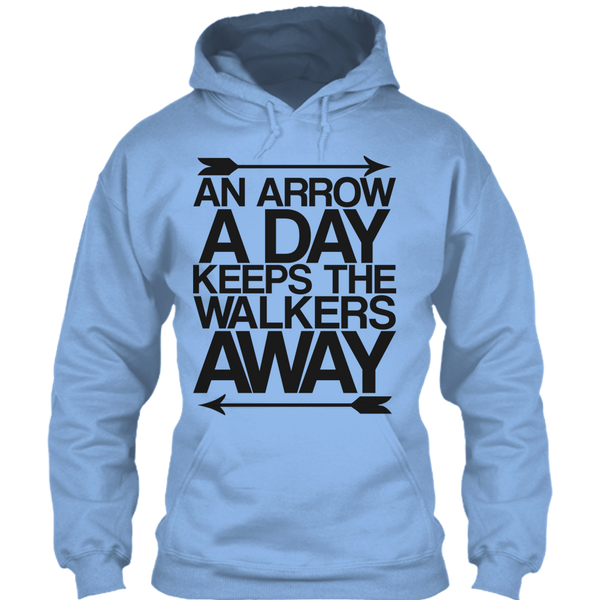 A black t-shirt with the shopify logo