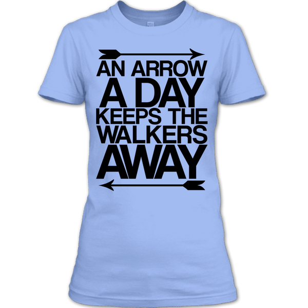 A black t-shirt with the shopify logo