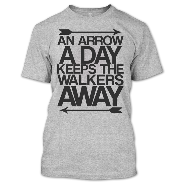 A black t-shirt with the shopify logo