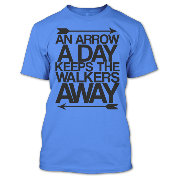 A black t-shirt with the shopify logo