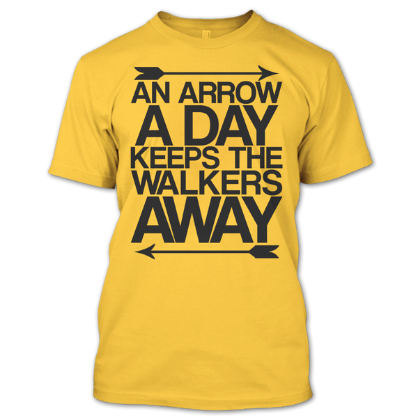 A black t-shirt with the shopify logo