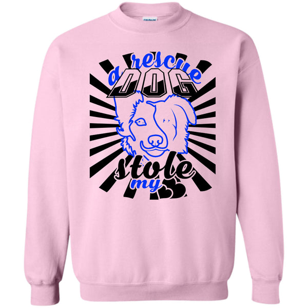 Coolest Dog Mom T Shirt, A Rescue Dog Stole My Heart Sweatshirt