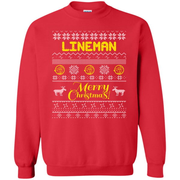Coolest Lineman T Shirt, Gift For Merry Christmas Sweatshirt