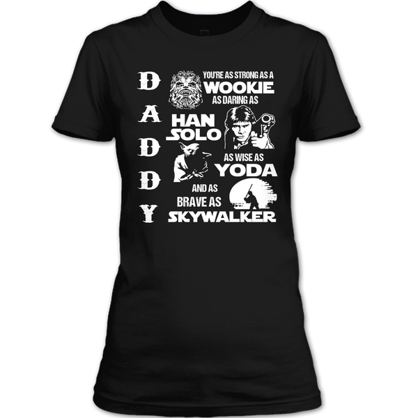 A black t-shirt with the shopify logo