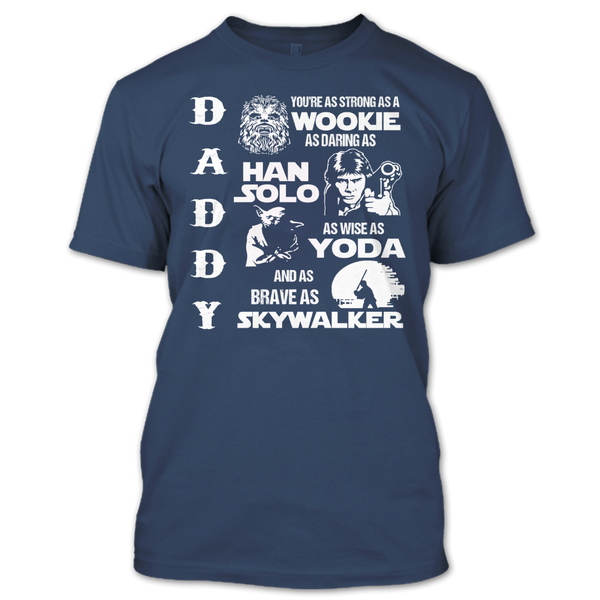 A black t-shirt with the shopify logo