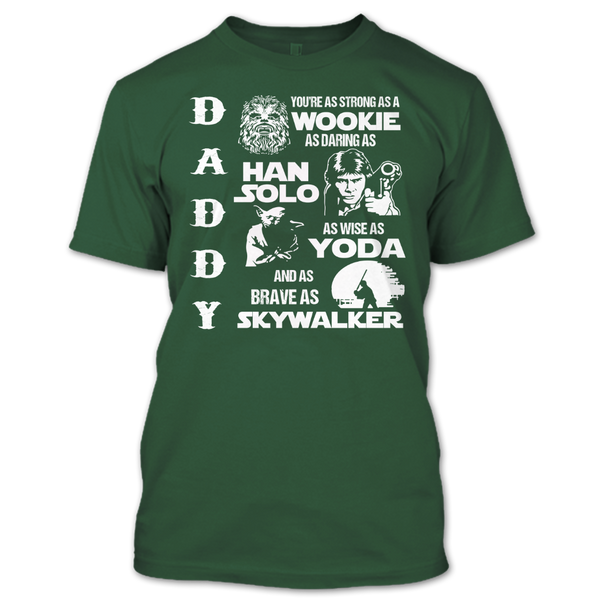 A black t-shirt with the shopify logo