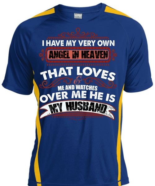 He Is My Husband T Shirt, Angel In Heaven T Shirt, Cool Shirt